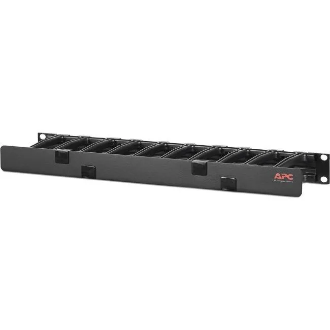 Schneider Electric Schneider Electric AR8602A Horizontal Cable Manager 1U 4in Deep Black — product photo