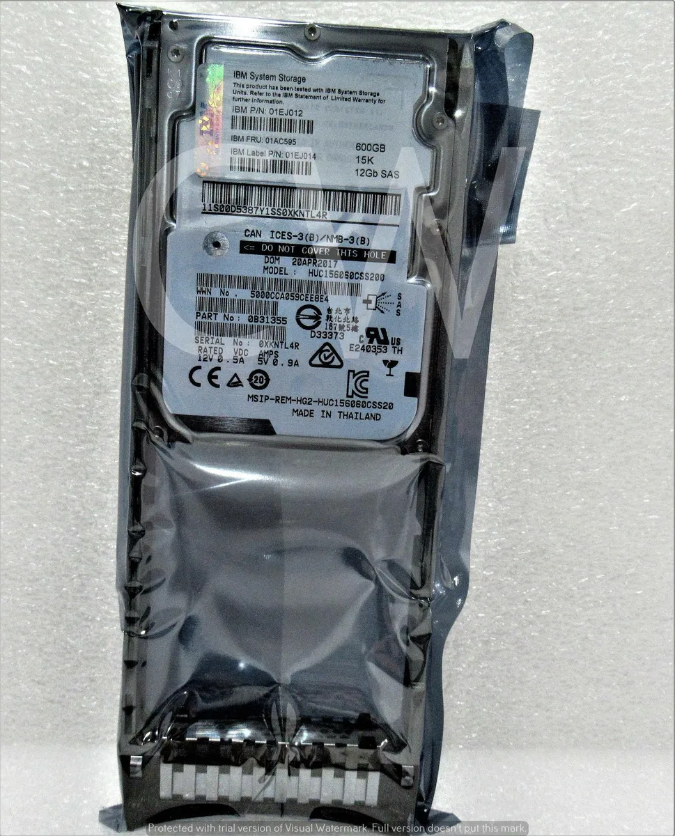 IBM IBM HUC156060CSS200 600GB 15000RPM 12Gbps 2.5" SAS internal hard drive — product photo