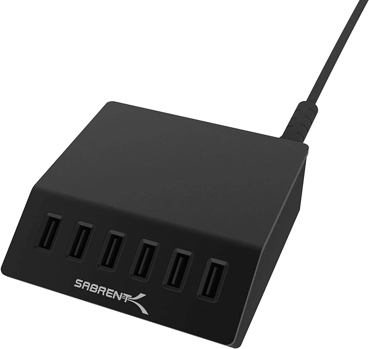 Sabrent Sabrent 60W 12A 6-Port USB Desktop Charger Black — product photo