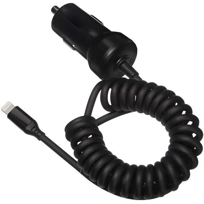 4XEM 4XEM 4X8PINCHRGBK Lightning Car Charger 2.1A 10W 12V — product photo