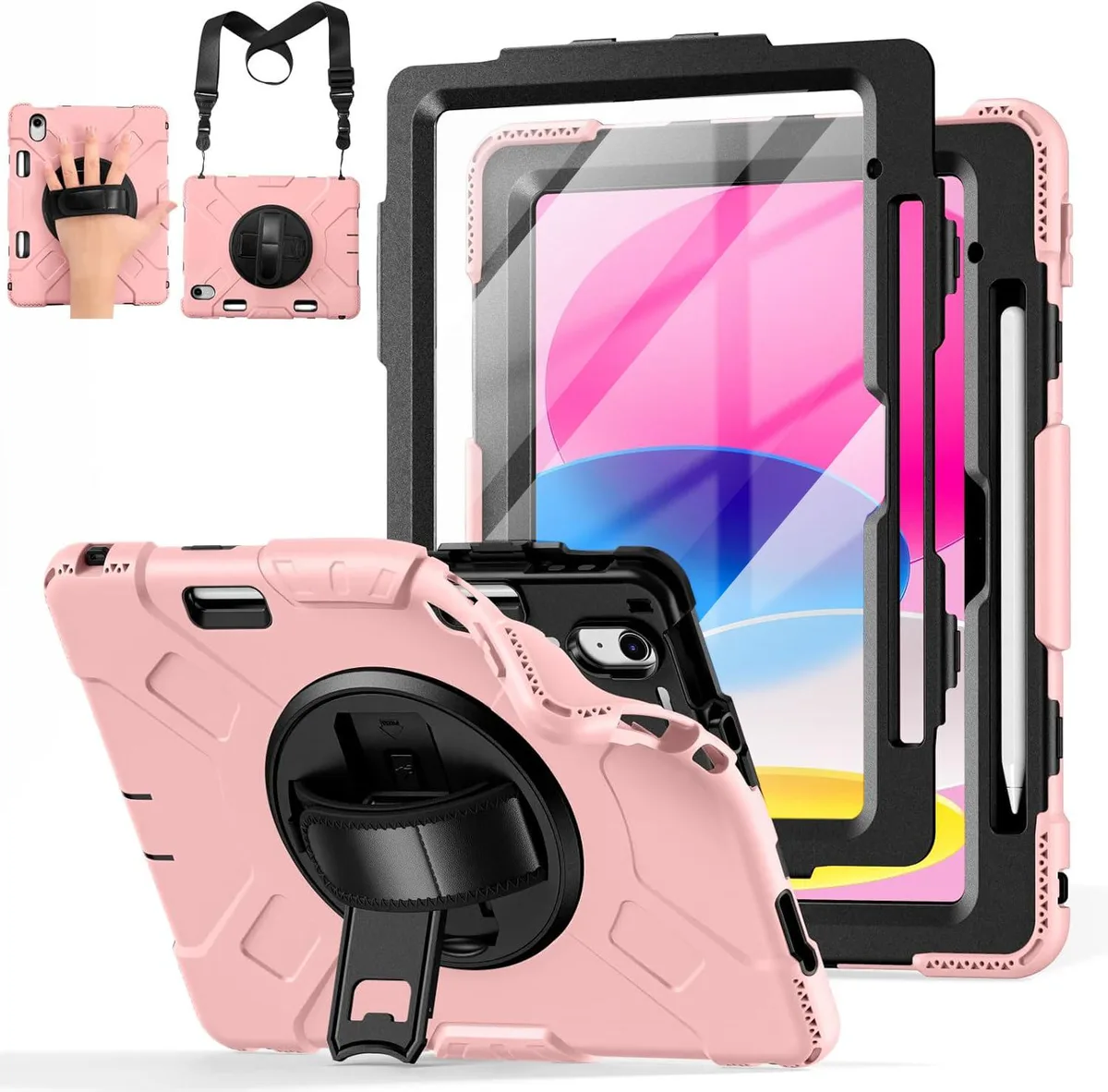 BONAEVER BONAEVER A3354 iPad 11th/10th Gen case 11/10.9 inch pink — product photo