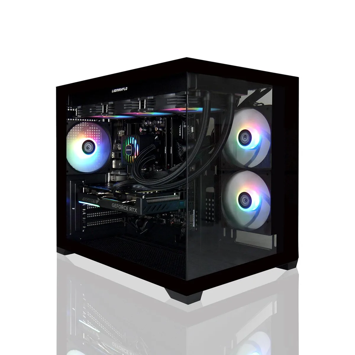 AVGPC AVGPC AV-Hellfire-96X-5070 gaming PC Ryzen 5 9600X RTX 5070 12GB 32GB DDR5 1TB — product photo