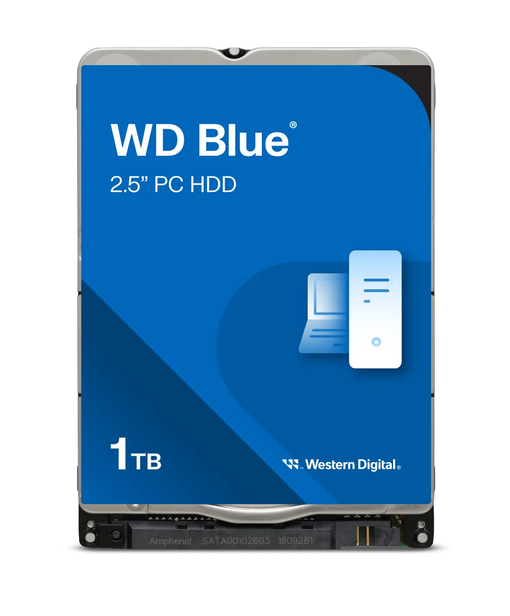 Western Digital Western Digital WD10SPZX 1TB 5400 RPM 128MB SATA 6.0Gb/s 2.5" laptop hard drive — product photo