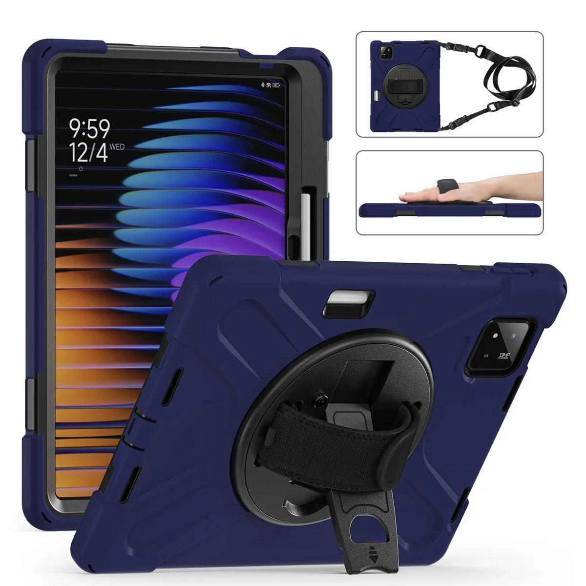 BONAEVER BONAEVER Case for Xiaomi Mi Pad 7 / Mi Pad 7 Pro 11.2 inch 2024 Navy Blue — product photo