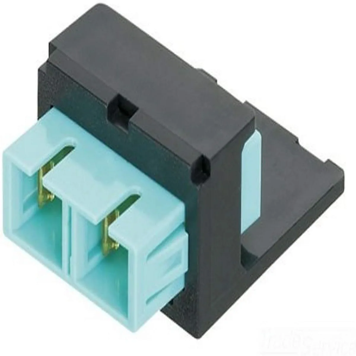Panduit Panduit Fiber Optic Duplex Network Connector SC Female Black Aqua — product photo