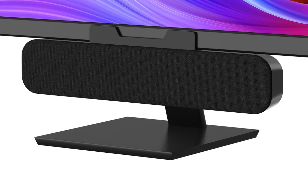  YYV EL024 Soundbar Speaker Black USB 8W Clip Mount 1.4in Drivers — product photo