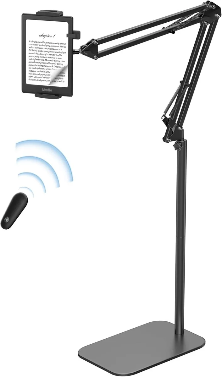 MCHOSE MCHOSE Floor Stand Tablet Holder with Remote Page Turner Black 4.7-12.9 inch — product photo