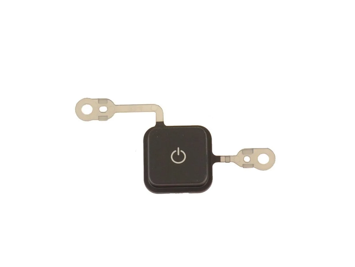 Small rectangular plastic cover for Dell Latitude 9330 power button, matte finish