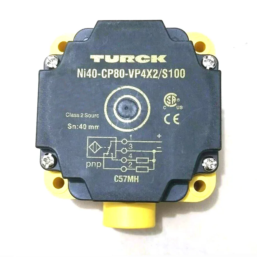 Turck Turck NI40-CP80-VP4X2/S100 15095 Inductive Sensor PNP 40mm 10-65VDC — product photo