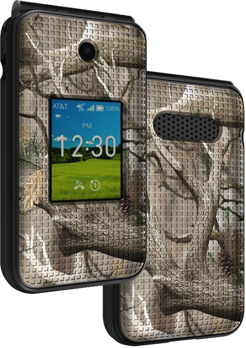 Nakedcellphone Nakedcellphone FLEX2-GRID-CAMO Hard Case for AT&amp;T Cingular Flex 2 / Cricket Debut Flex (U1030AA/U1030AC) — product photo