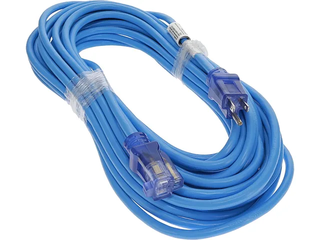 Nippon Labs Nippon Labs 60POW-EXT-50BU 50 ft 14/3 SJTW blue power extension cord — product photo