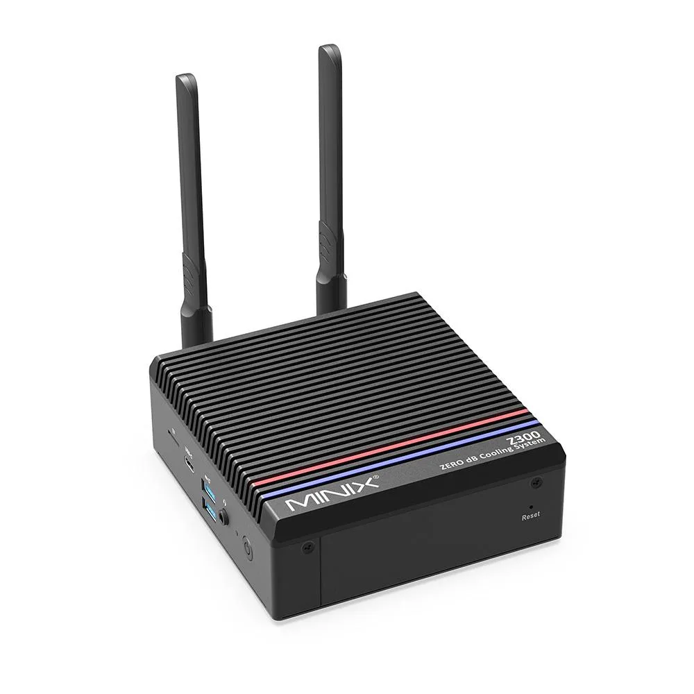 MINIX MINIX 1273326 Z300-0dB Fanless barebone mini PC, Intel N300, 16GB DDR4 — product photo