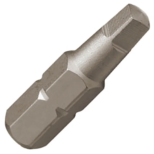 Silver Robertson #3 insert bit 1 inch 1/4 inch shank