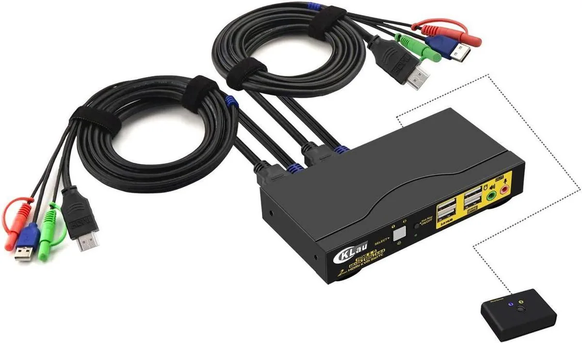 Vszerda Vszerda 2 Port HDMI KVM Switch 4096x2160@60Hz 4:4:4 — product photo