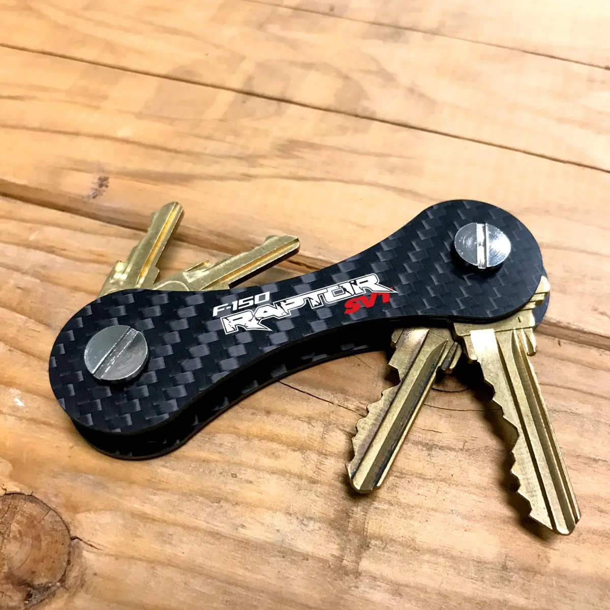 iPick Image, LLC iPick Image, LLC Ford F-150 Raptor SVT Carbon Fiber Key Organizer — Car Electronics Accessory — product photo