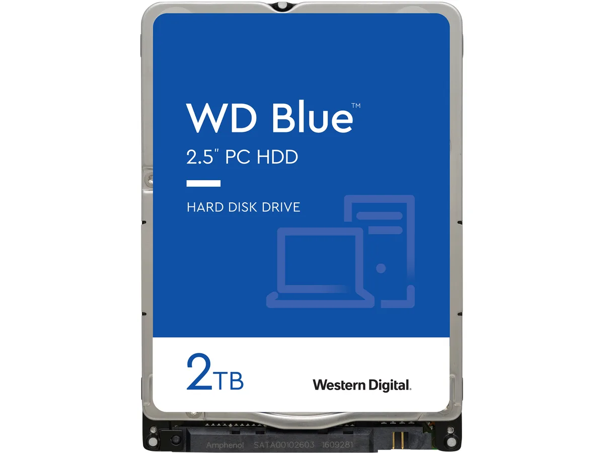 Western Digital Western Digital WD20SPZX 2TB 5400 RPM 128MB SATA 6.0Gb/s 2.5" laptop hard drive — product photo