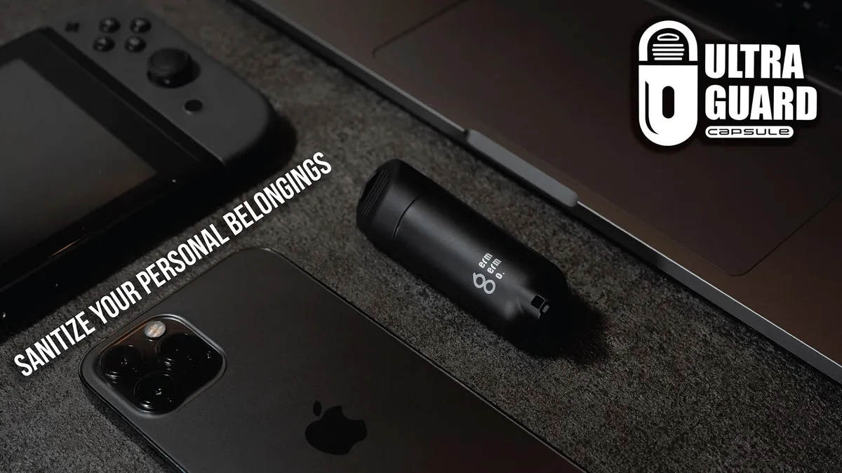 Ultra Guard CAPSULE Ultra Guard CAPSULE Black UV Sterilizer — product photo
