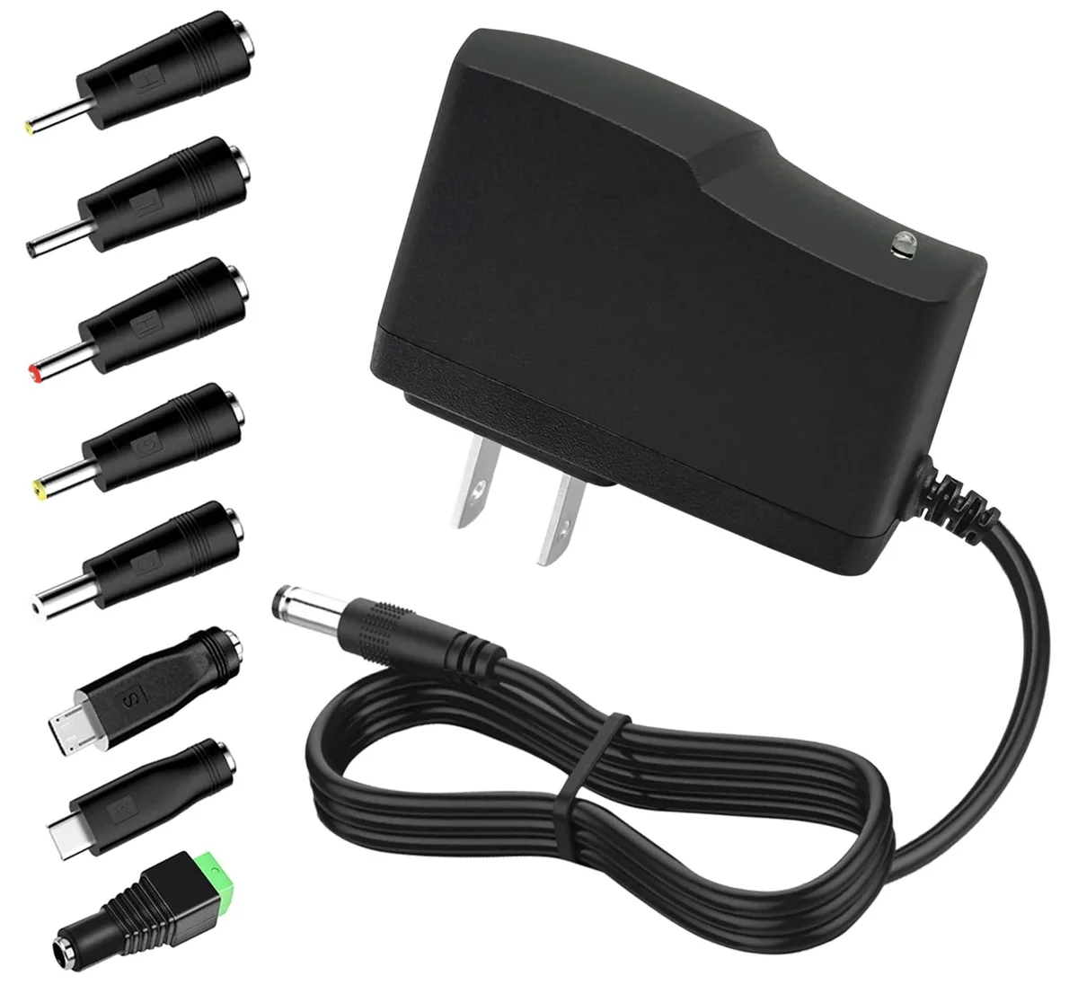  Dell ALA-5V1A-BK-8T 5V 1A power adapter 8 tips black — product photo