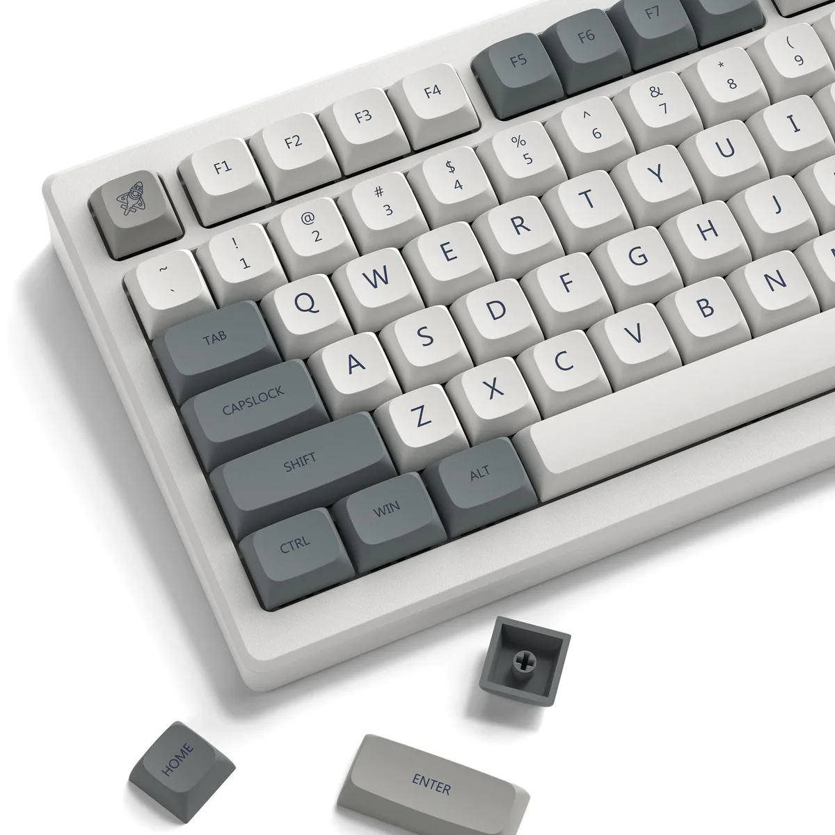 Womier Womier Retro Grey 139-key XDA PBT keycap set keyboard accessory — product photo
