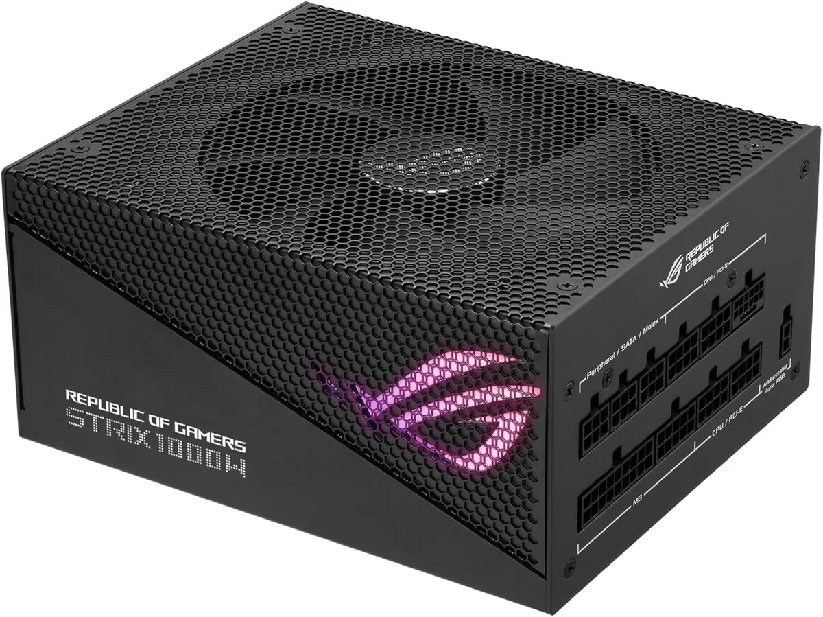 ASUS ASUS ROG Strix 1000W Gold Aura Edition power supply — product photo