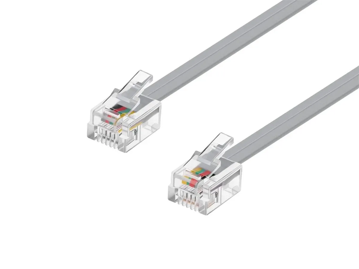 Monoprice Inc. Monoprice Inc. 929 phone cable 2.1336 m RJ11 6P4C reverse — product photo