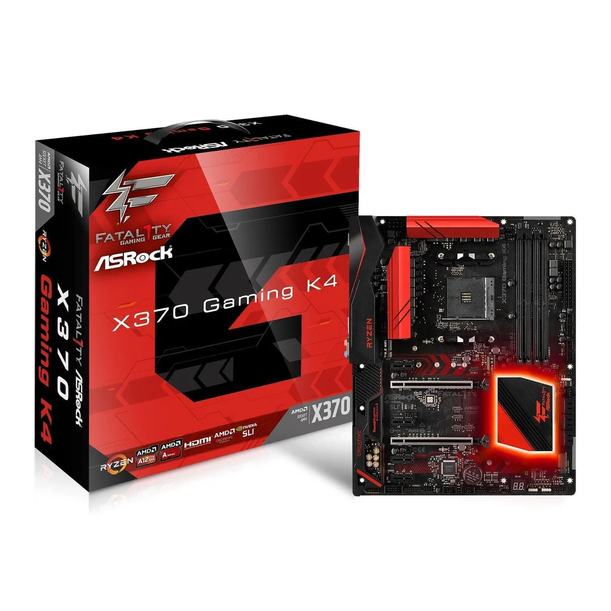 ASRock ASRock X370 GAMING K4 FATAL1TY AMD motherboard — product photo