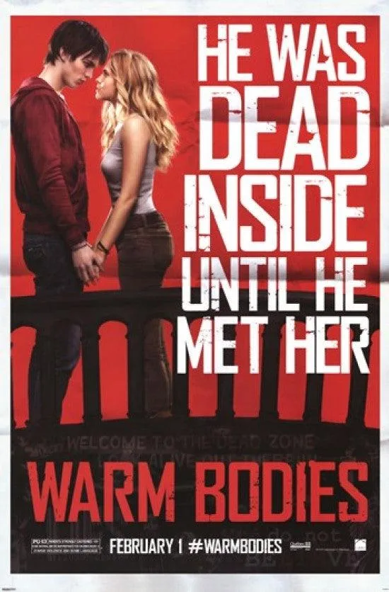 Poster print Warm Bodies Dead Inside 22 x 34 inches premium paper rolled in tube