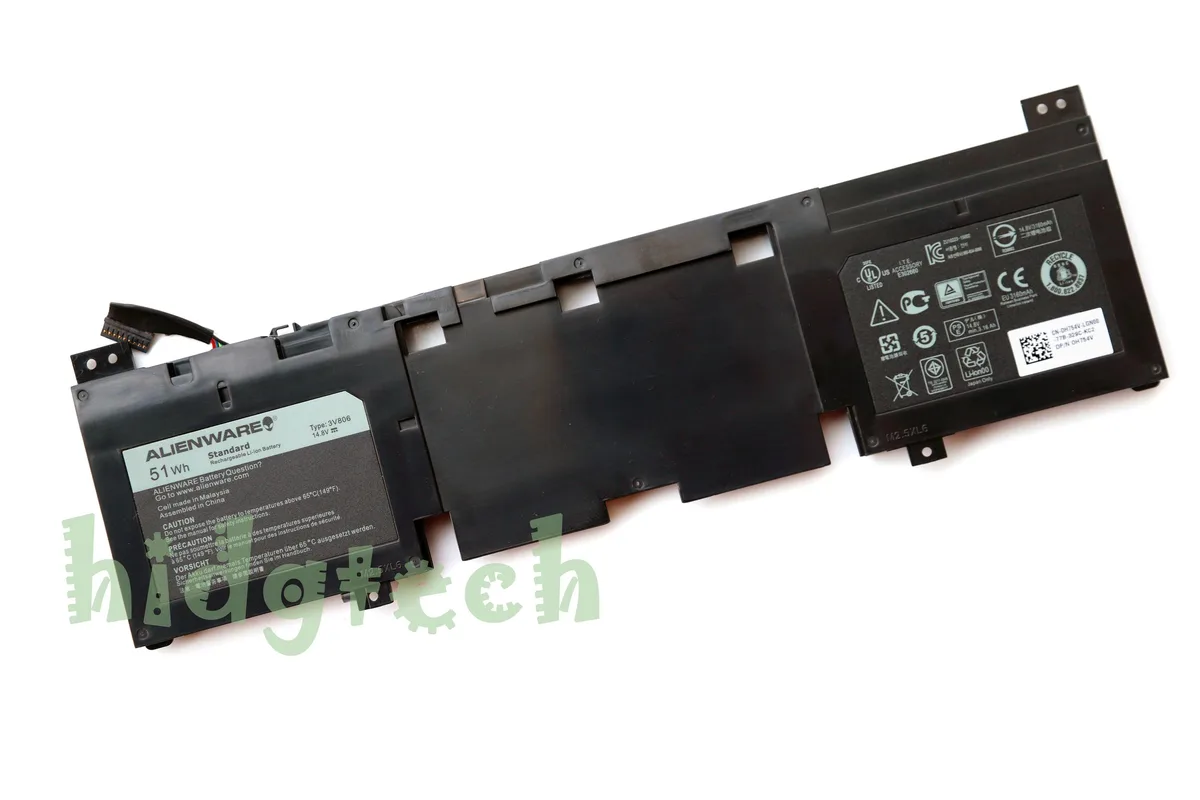 Beisite Beisite 3V806 laptop battery 14.8V 51Wh Alienware 13 R2 QHD ALW13ED-1508 1608 1708 1808 2608 — product photo