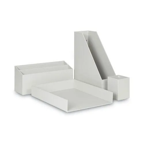 U Brands U Brands 3632U0002 4-Piece Desk Organization Kit Gray — product photo