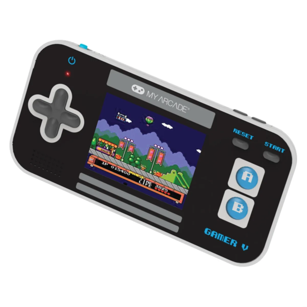 My Arcade My Arcade DGUN-3919 Gamer V Classic 220-in-1 Handheld (Black/Blue) — product photo