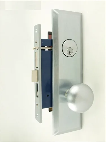 MAXTECH MAXTECH LKMT1033B-26DR Satin Chrome Right Hand Heavy Duty Mortise Entry Door Lock — product photo