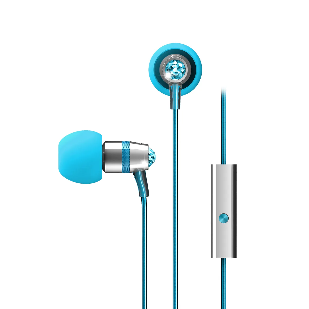 MEE Audio MEE Audio EP-M11J-TQ-MEE Turquoise Blue in-ear headphone — product photo