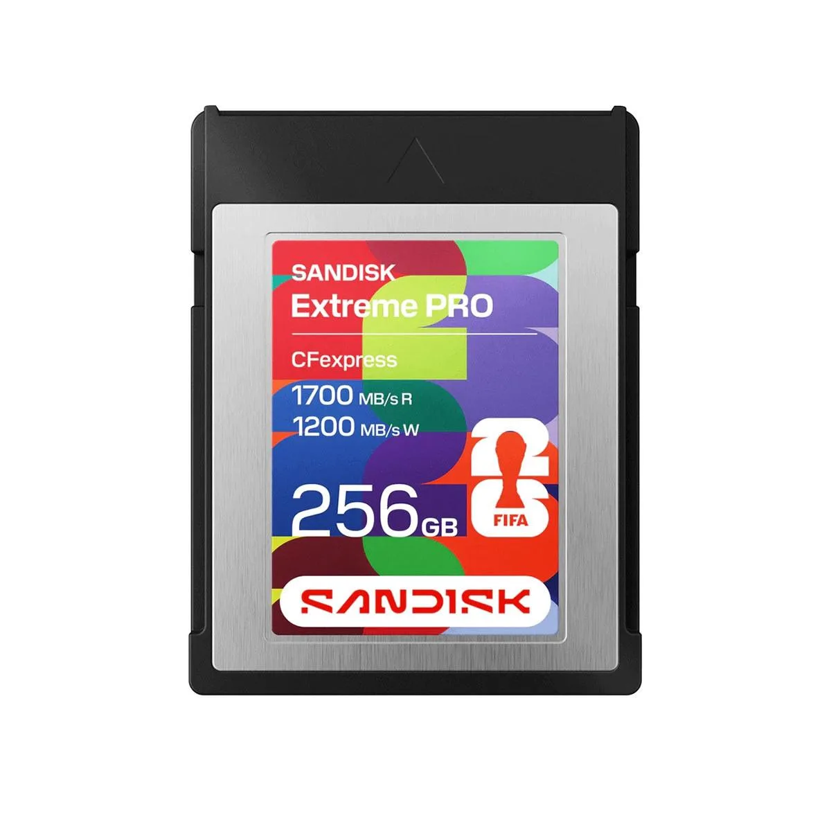 SanDisk SanDisk Extreme PRO 256GB CFexpress Type-B FIFA World Cup 2026 memory card — product photo