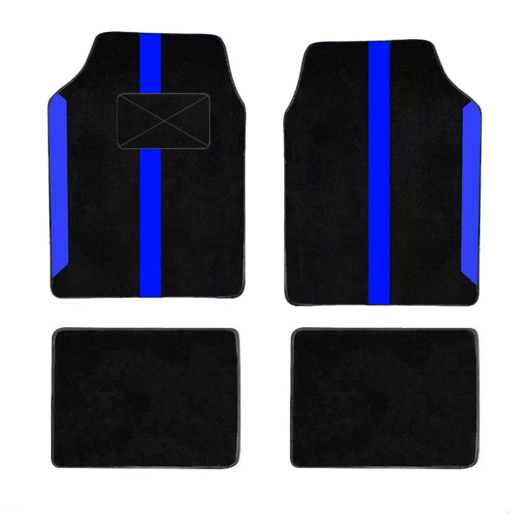 CJSolvesIt! CJSolvesIt! Universal Floor Mats Blue 4pcs 19.69inch — product photo