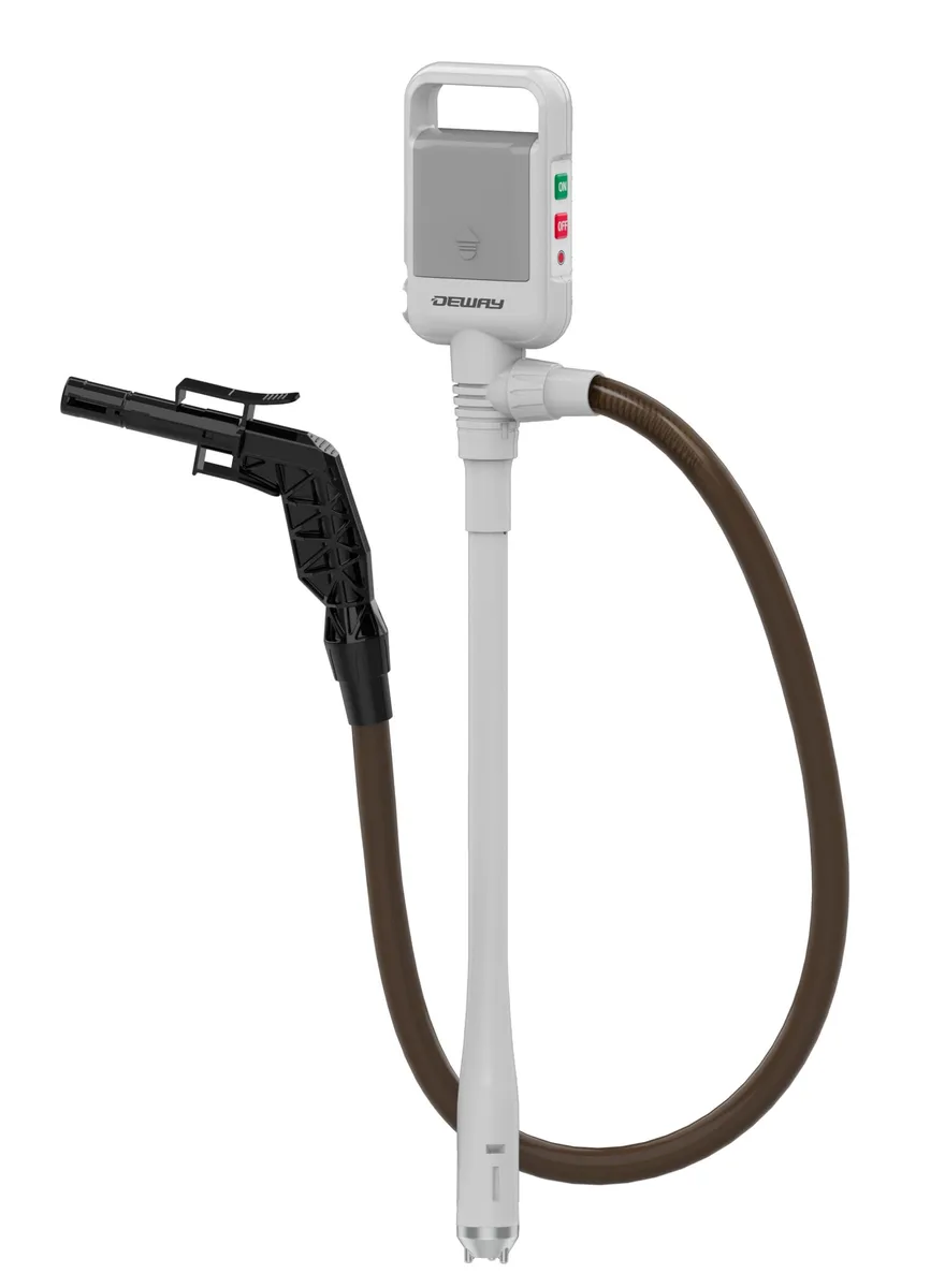 Deway Deway WAYPUMP15PVC Battery Stick Pump 2.5 GPM Auto-Stop 51" PVC Hose 18.4" Suction — product photo