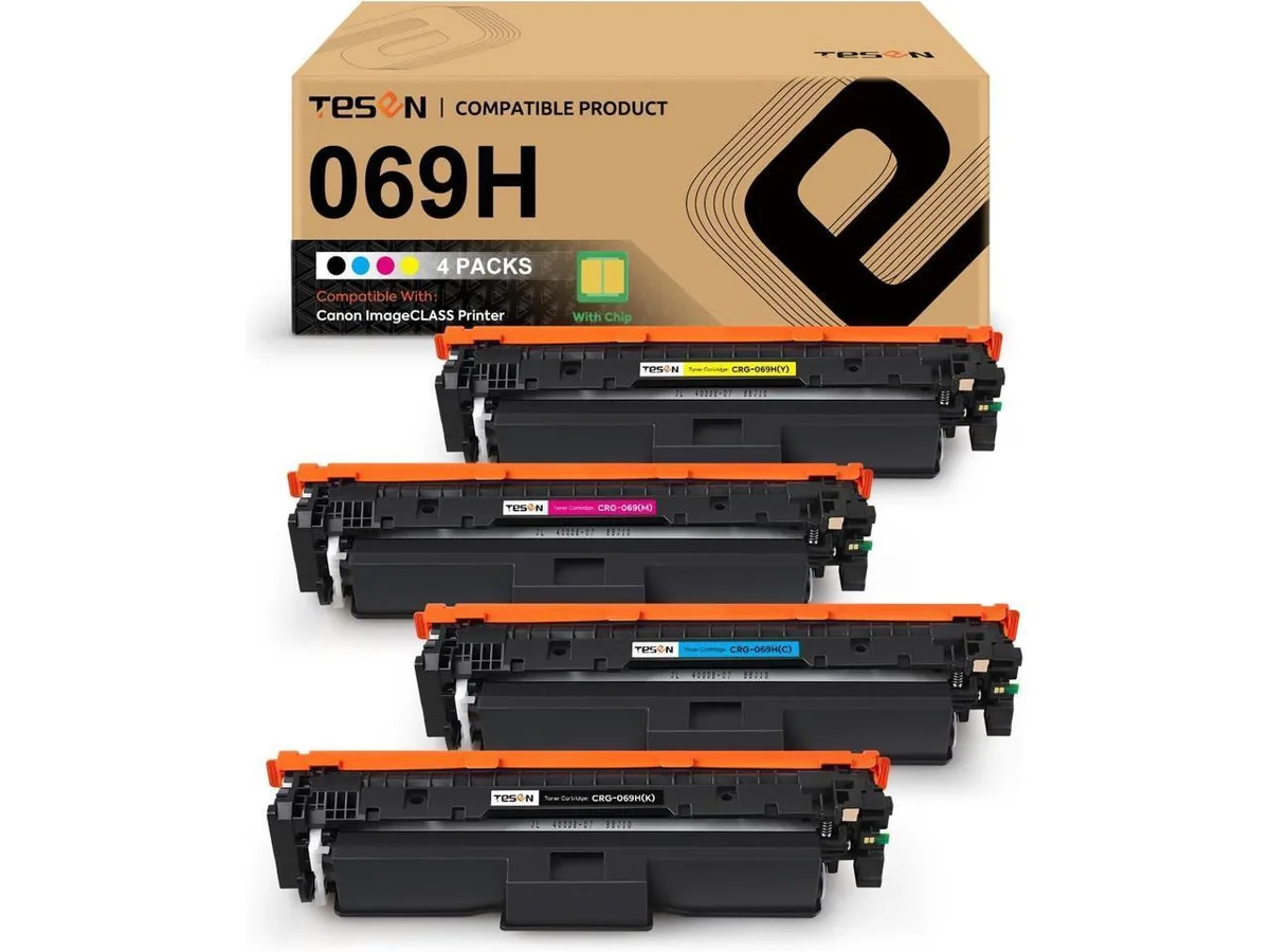 V4ink V4ink CRG-069H high-yield toner cartridge 4-pack (black, cyan, magenta, yellow) — product photo