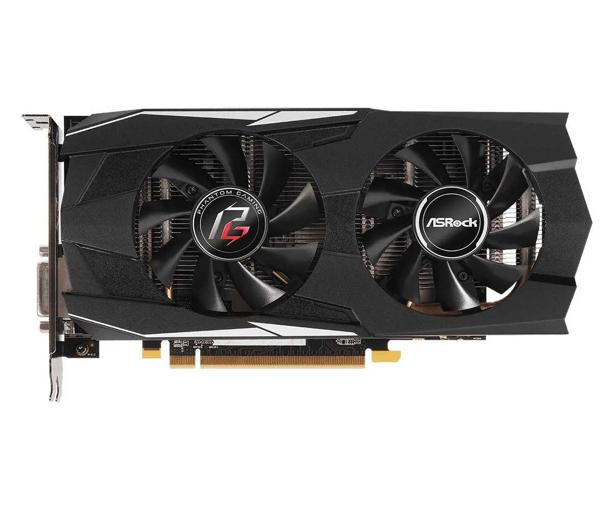 ASRock ASRock Radeon RX 580 2048SP MK2 4G OC Phantom Gaming D graphics card — product photo