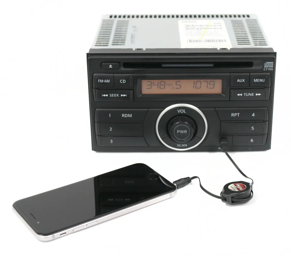 1 Factory Radio 1 Factory Radio 281853AN0A Receiver 2012-14 Nissan Versa AM FM CD AUX — product photo