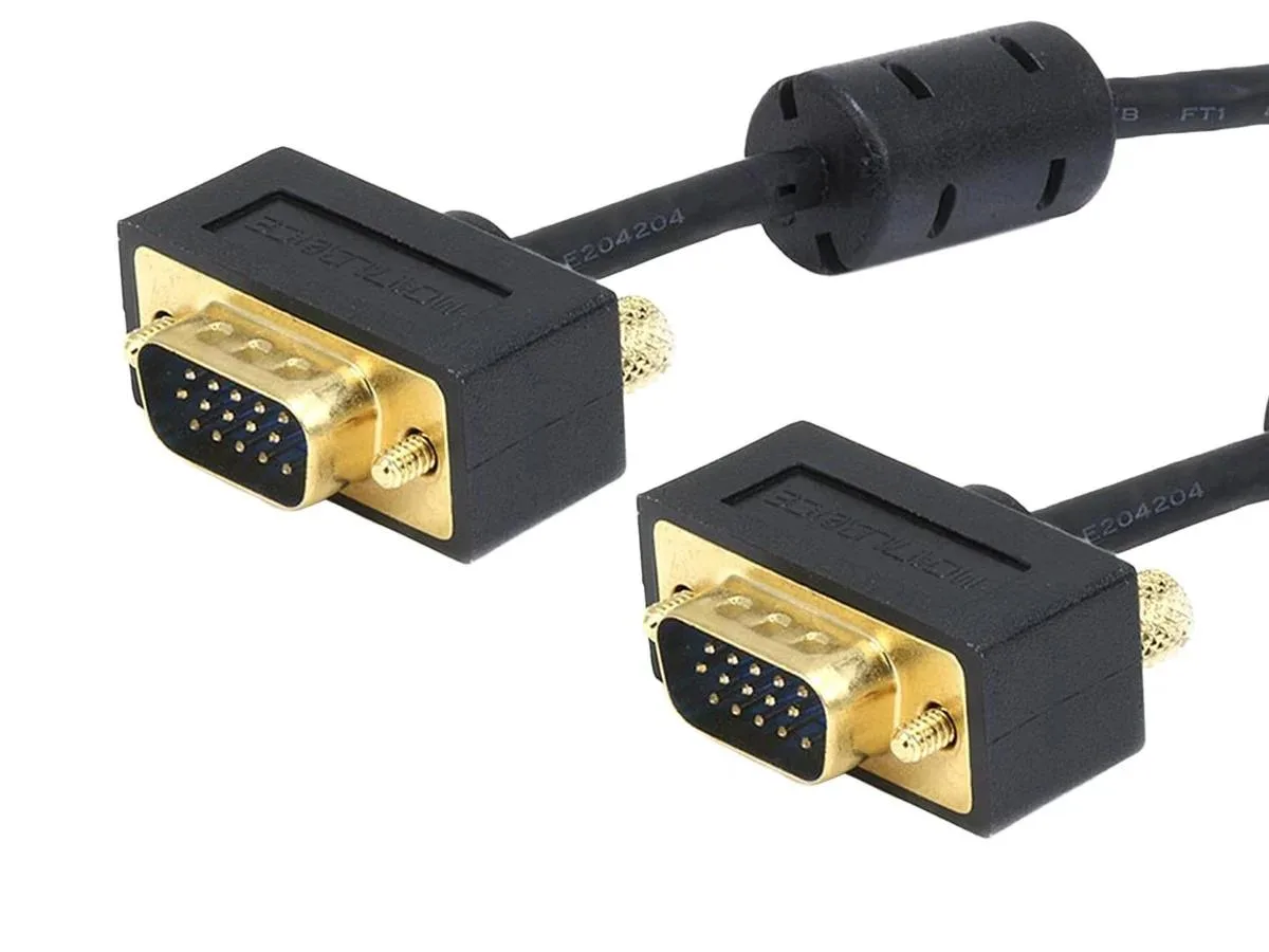 Monoprice Inc. Monoprice 106364 SVGA Monitor Cable 35 ft 30/32AWG Gold Ferrites — product photo