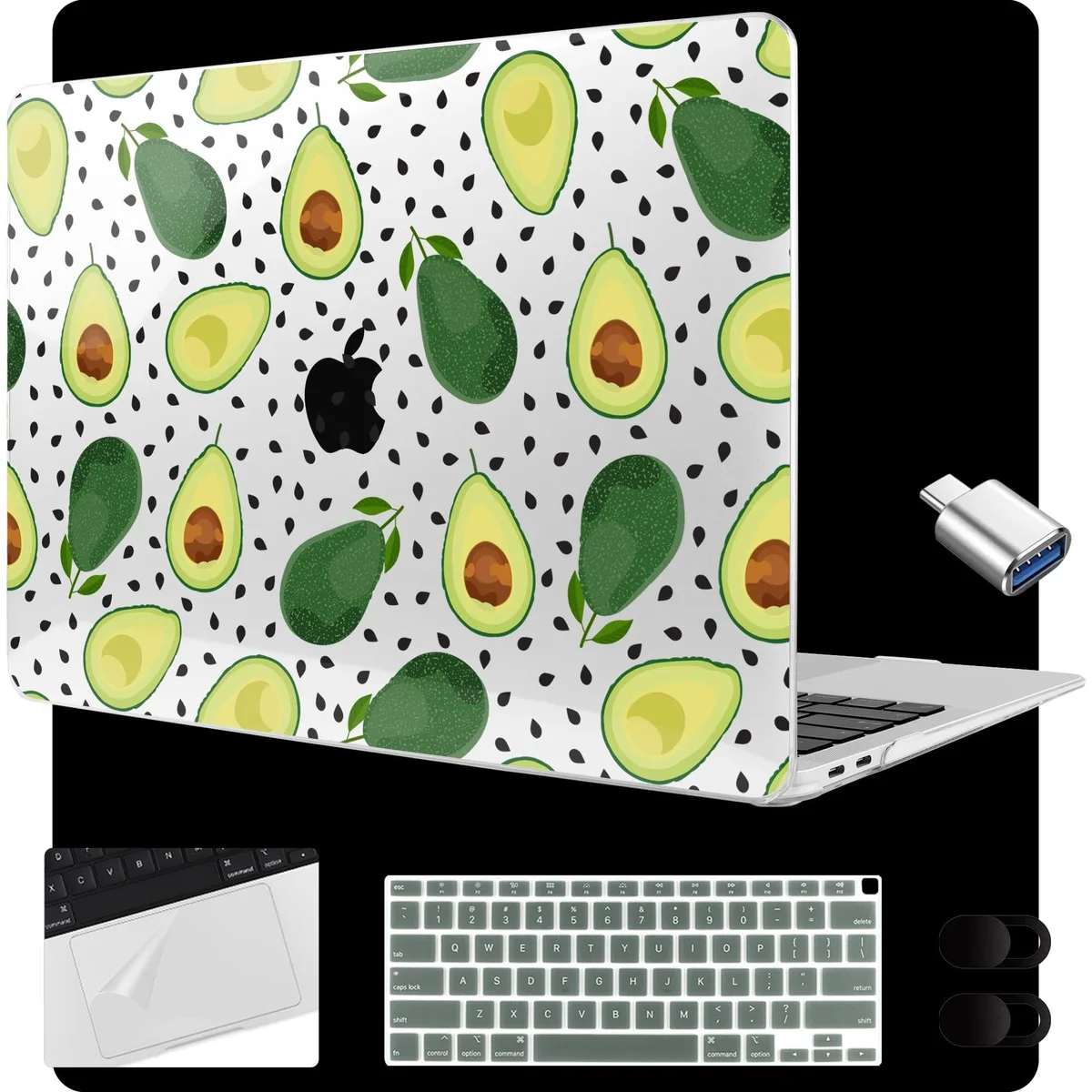 ARCTIC ARCTIC 2 in 1 accessory for MacBook Air 13.3 inch 2018-2021 Avocado — product photo