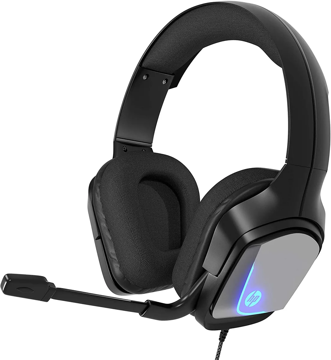 HP HP H220 Wired Over-Ear Gaming Headset 40mm 32 Ohm 3.5mm USB Black — product photo