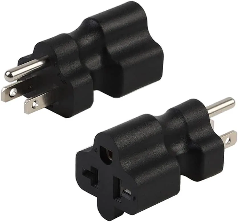 BASEUS BASEUS 4-in-1 AC Adapter 15A 125V to 20A 250V 2 Pack — product photo