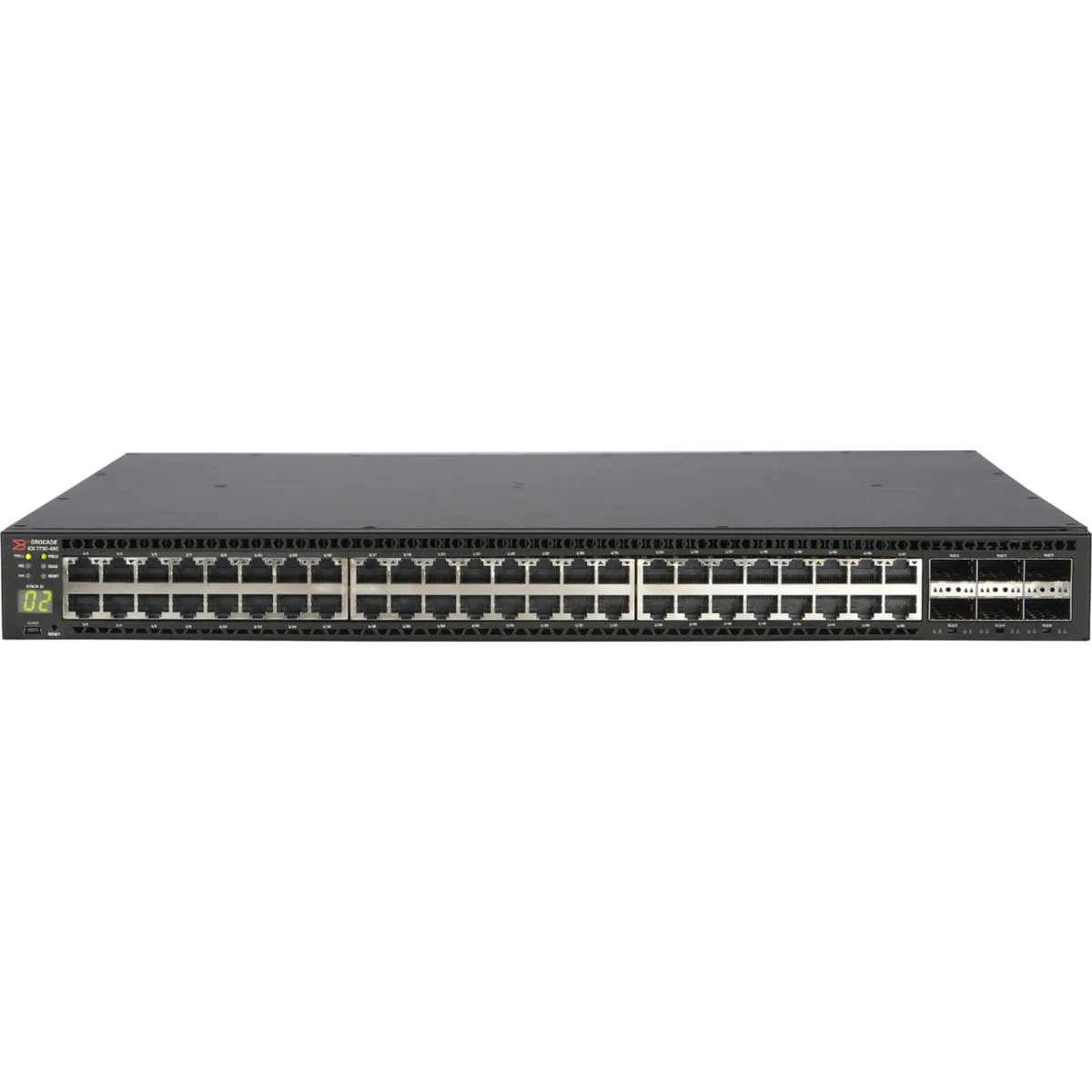 Brocade Brocade ICX7750-48C network switch 48-port 10GBase-T 6x40G QSFP+ — product photo