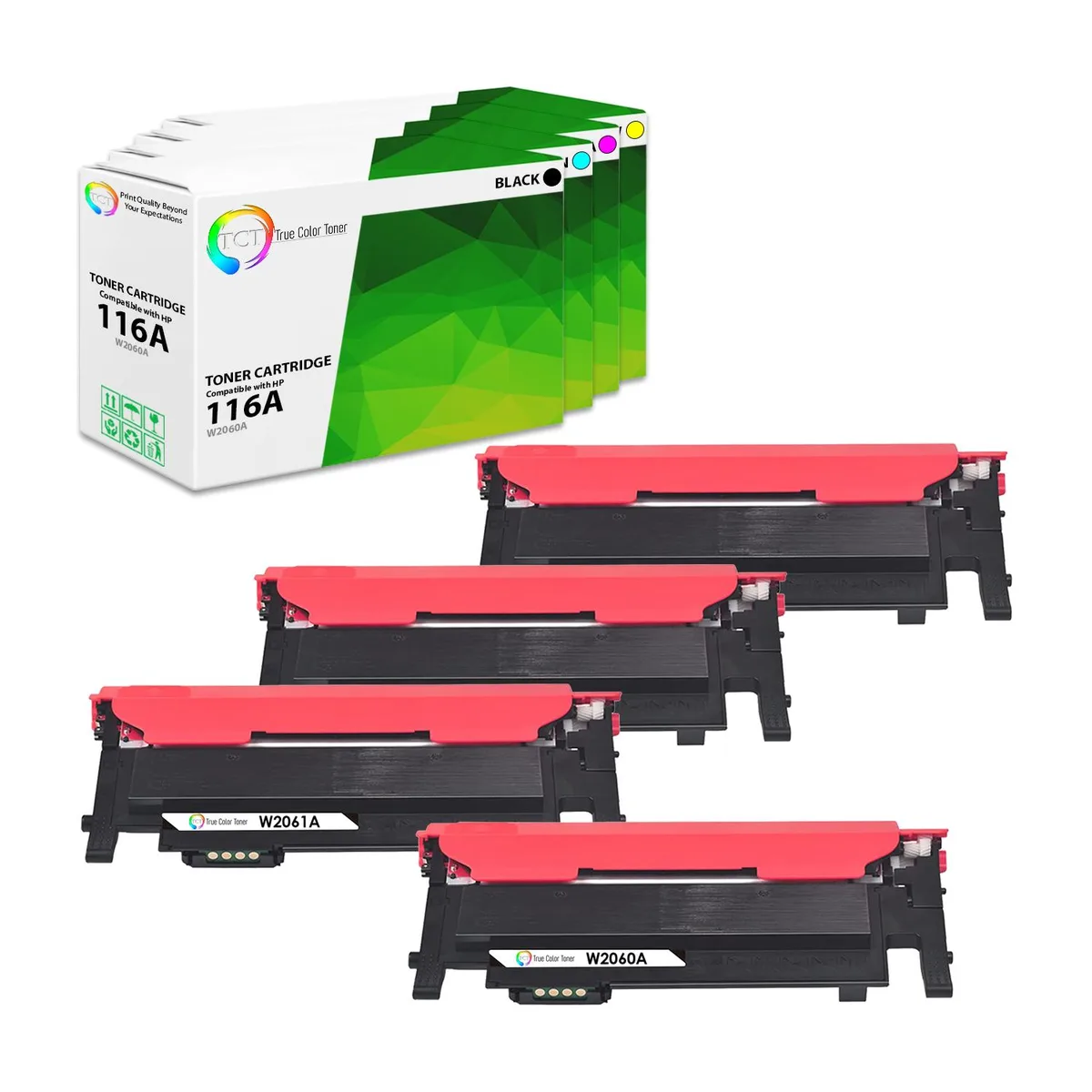 True Color Toner True Color Toner 116A 4 Pack Toner Cartridges 1000/700 pages — product photo