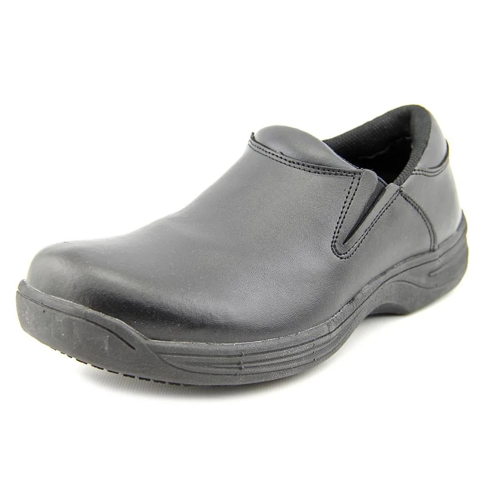 Genuine Grip Genuine Grip 470 Womens Size 10 Wide Black Leather Loafers Shoes — product photo