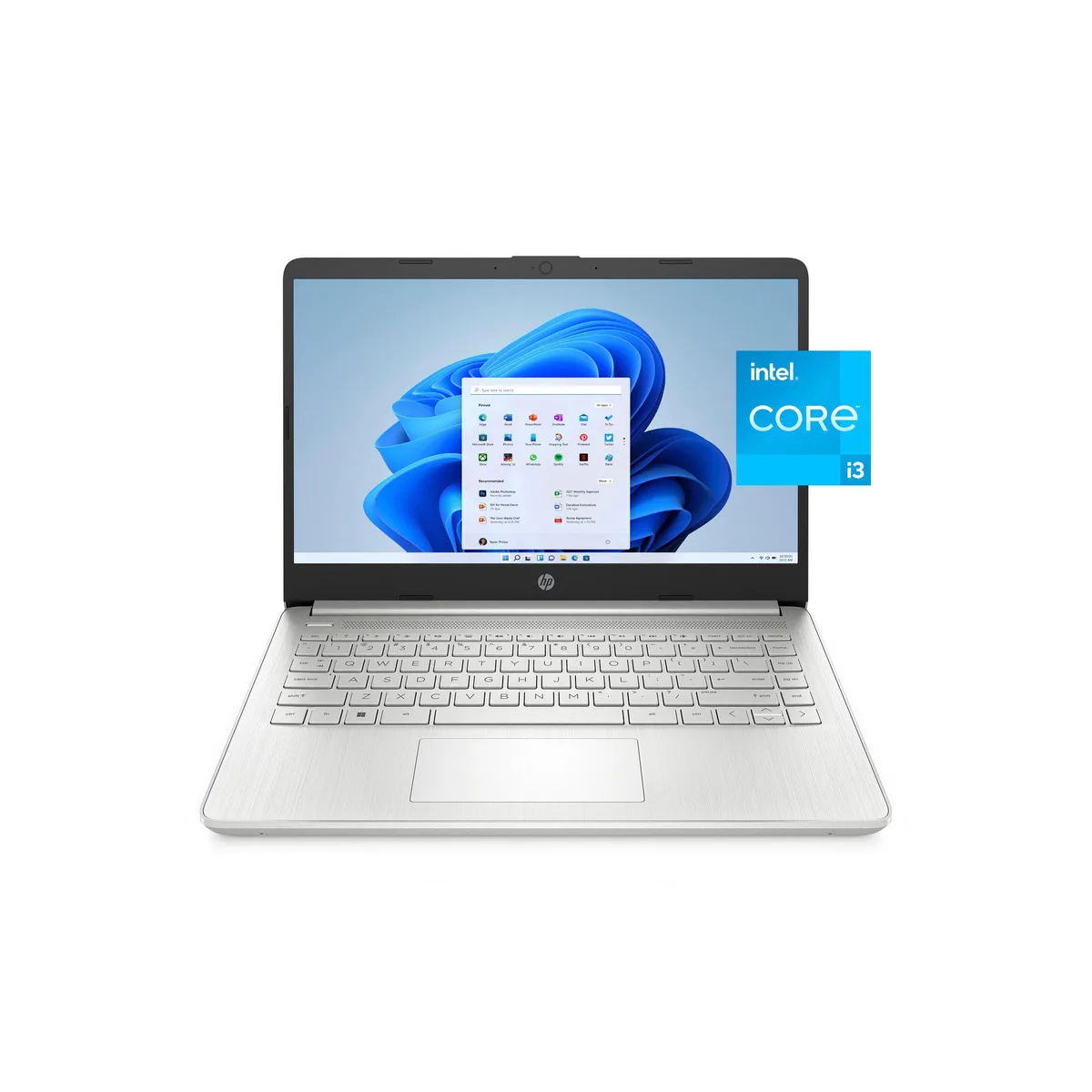HP HP 14-dq2032wm laptop i3-1115 4GB 128GB 14" Touch Silver — product photo