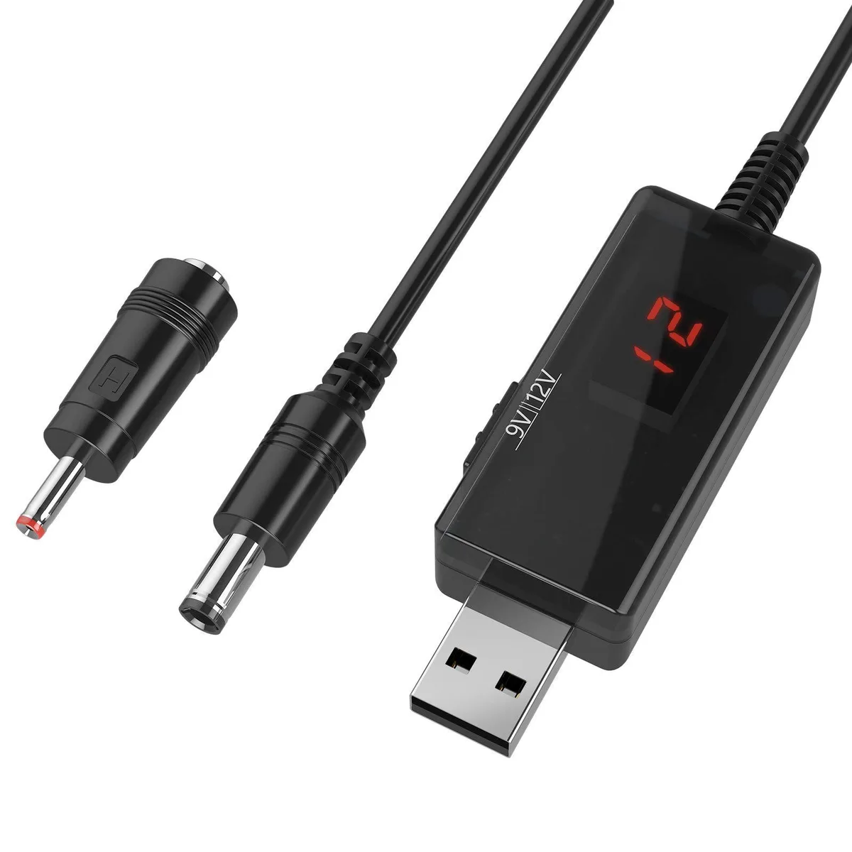 KEHIPI KEHIPI 2001708001 USB 5V to 9V/12V step-up power adapter — product photo