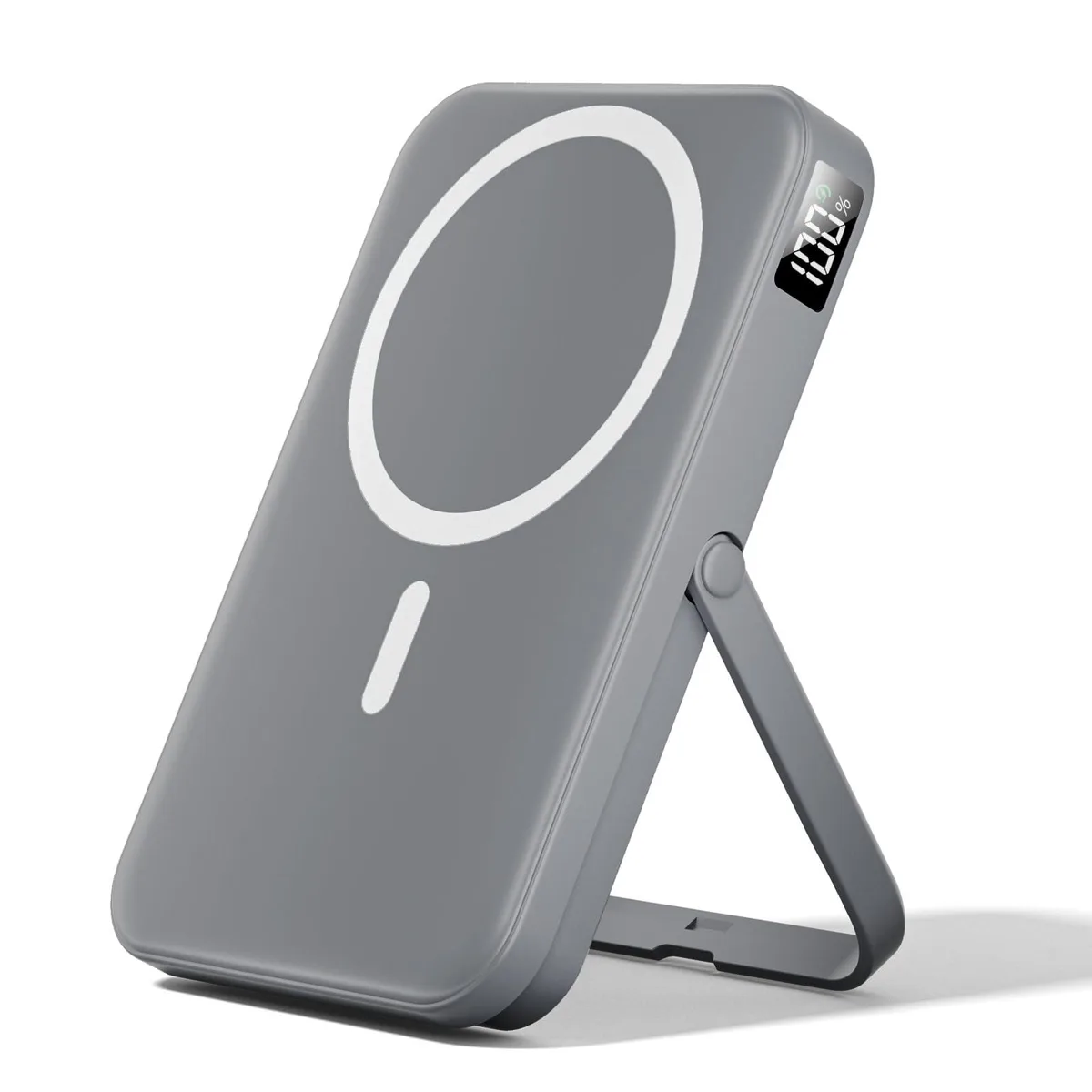  LENUTO W13 10000mAh magnetic power bank Space Gray — product photo