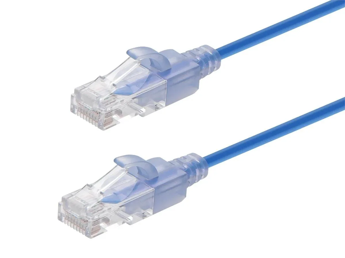 Monoprice Inc. Monoprice Inc. 144503 Cat6A SlimRun Network Ethernet Cable 5ft Blue 30AWG — product photo