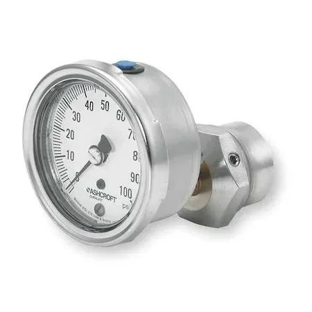 Ashcroft Ashcroft 251009 25310SS02TXCG Pressure Gauge 0 to 100 psi 2-1/2 in — product photo